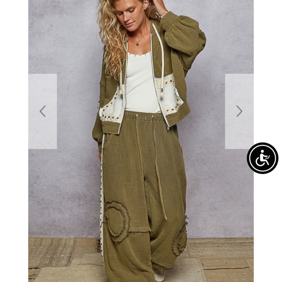 POL “ Gwen 2 “ POL Double Gauze Hoodie Top and Pants Set 67 - Picture 5 of 15